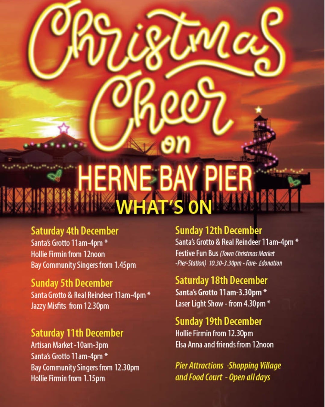 Christmas Cheer on Herne Bay Pier